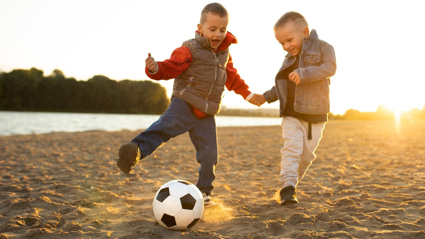 Deporte, entrenamiento, niños