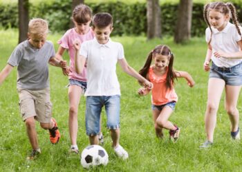 Deporte, entrenamiento, niños
