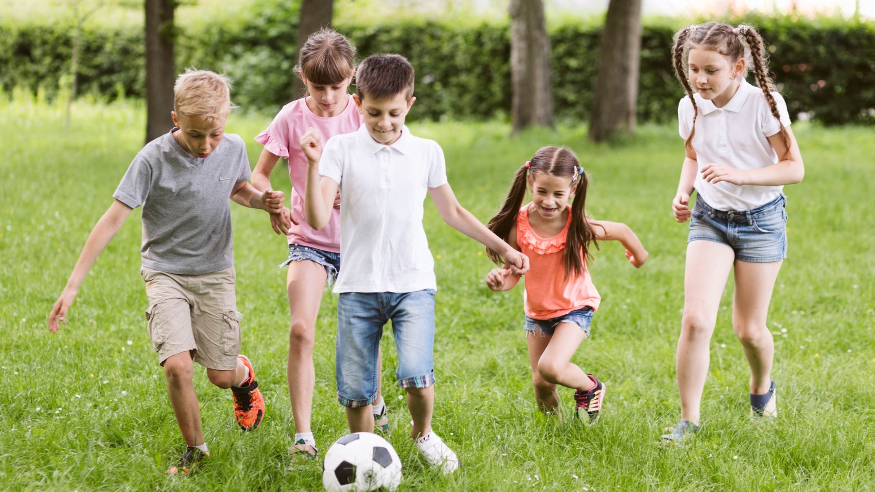 Ejercicio, niños, deporte, entrenamiento