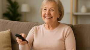 Adiós al dolor de espalda en la tercera edad: lo que deben tener en cuenta las personas mayores para ver la tele