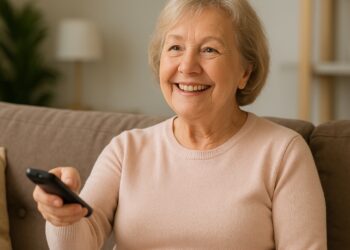 Importancia del entorno al ver la televisión, problemas de los jubilados al ver la tele, consejos para disfrutar de la televisión en la tercera edad.