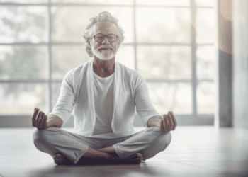 Mejor deporte para descansar por la noche a partir de los 60 años, deportes para dormir mejor en la jubilación, beneficios del yoga en la tercera edad, cuál es el mejor deporte para dormir por la noche.