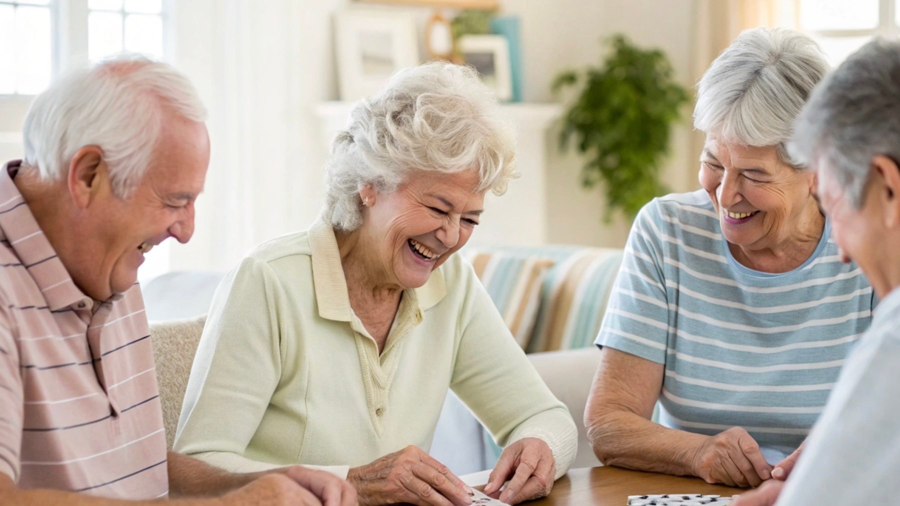 Juego de mesa, personas mayores, juegos