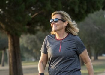 Mujer, caminar, deporte, ejercicio