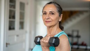Ir al gimnasio está bien, pero hay un ejercicio de fuerza mejor para que mujeres de 60 ganen músculo en casa