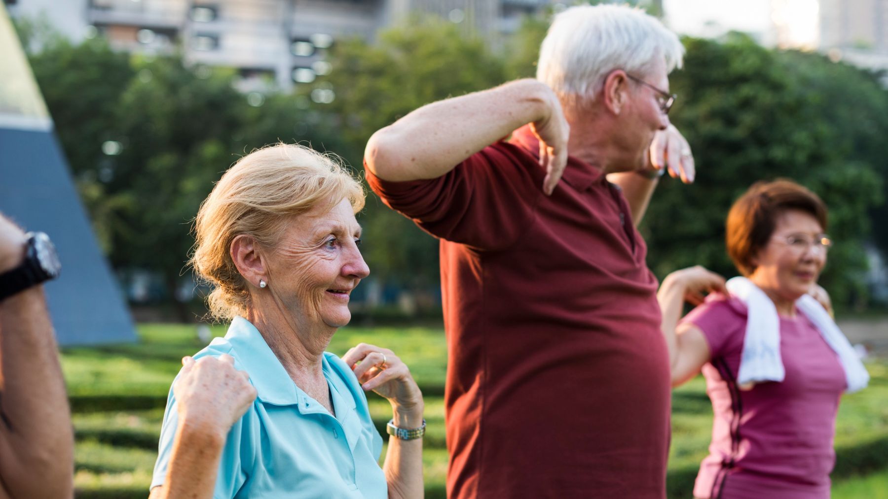 Deporte, personas mayores, entrenamiento, ejercicio físico