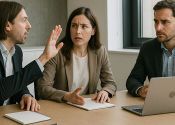 persona interrumpe constantemente