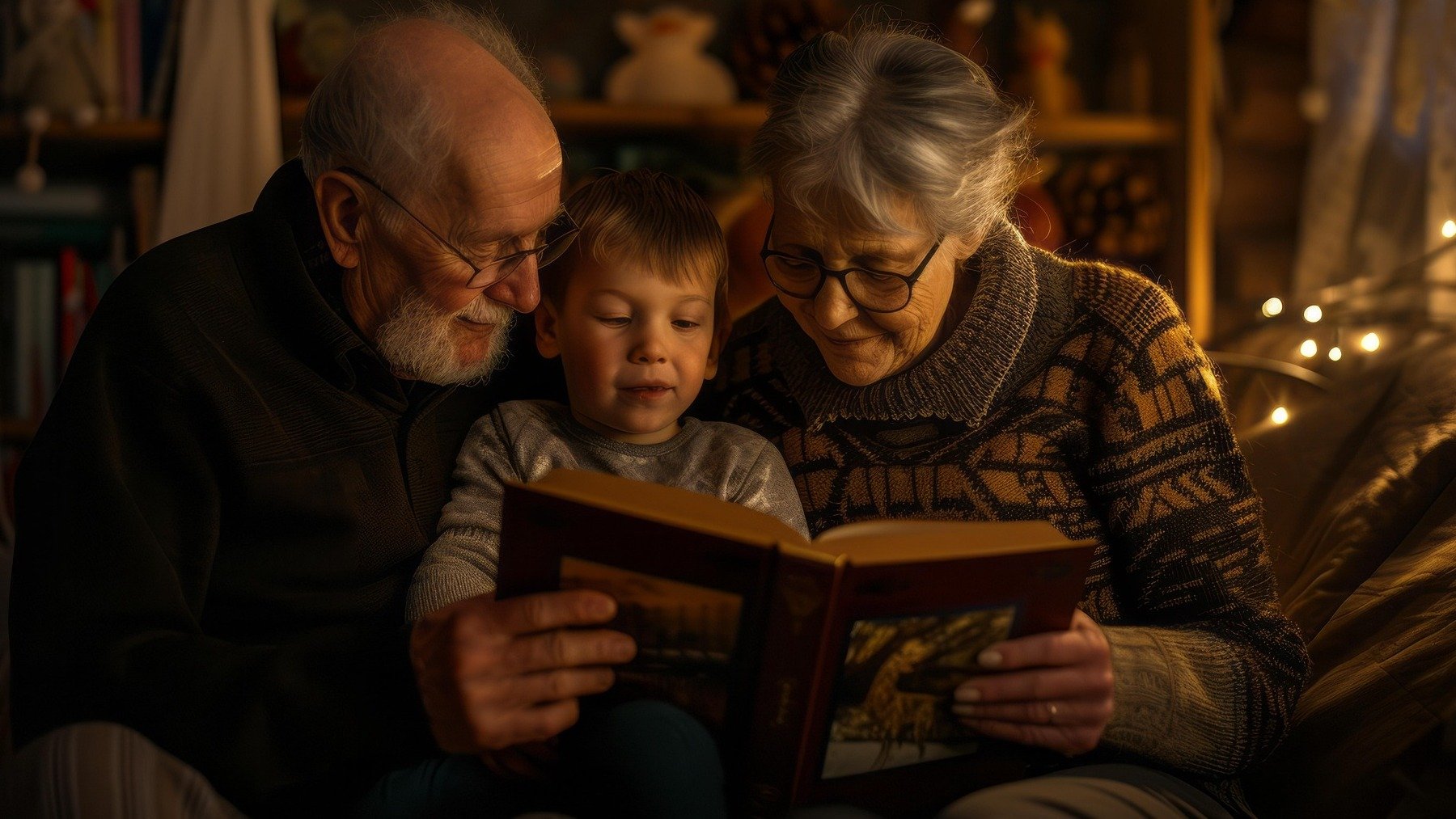 El hábito recomendado de los abuelos con sus nietos, por qué es importante psicológicamente que los abuelos cuenten cuentos a sus nietos, cómo mejorar la relación entre yayos y nietos, personas de la tercera edad y cuidado de niños.