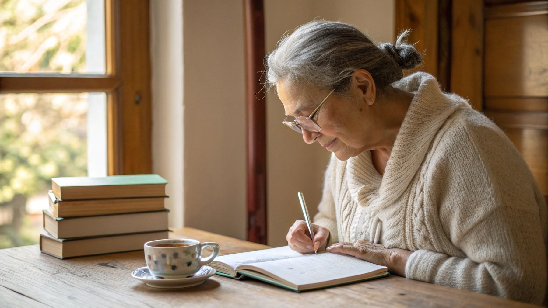 Mujer, escribir, pasatiempo