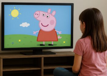 Dibujos animados, niños, psicología