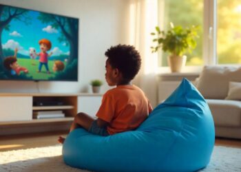 Dibujos animados, niños, psicología