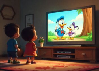 Serie de dibujos animados, niños, curiosidades