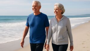Muchos se dedican a pasear, pero éste es el mejor ejercicio que pueden hacer los mayores de 65 en la playa