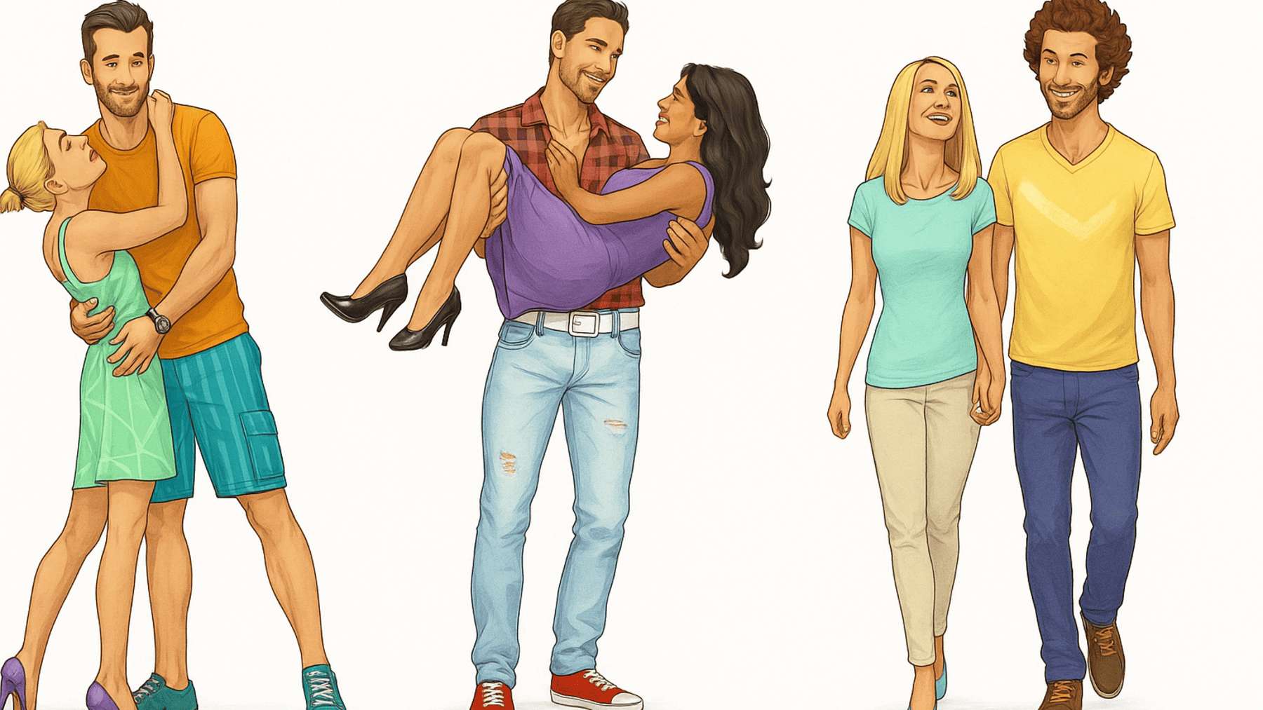 Test de personalidad visual para saber cómo eres en pareja, test rápido de personalidad para novios, cómo saber qué tipo de pareja eres, mejores test de personalidad en español.