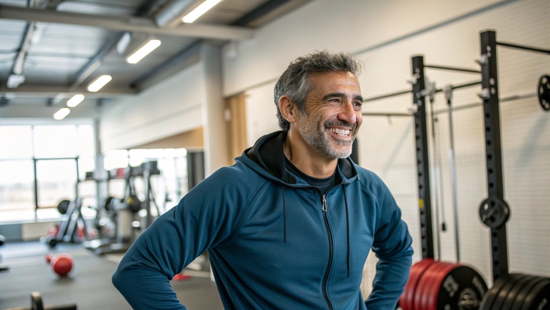 Hombre, ejercicio, deporte