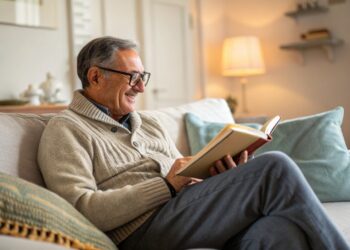 Hombre, pasatiempo, leer