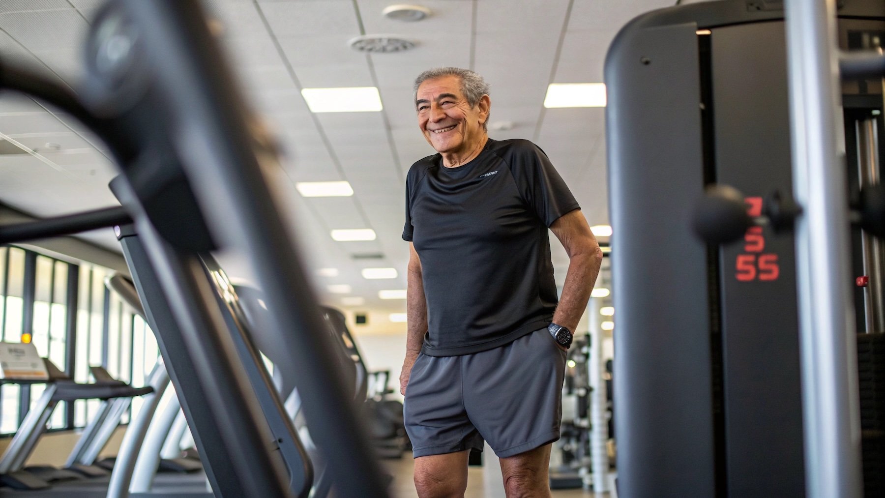 Hombre, ejercicio, deporte