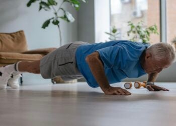 Hombre, flexiones, ejercicio, deporte