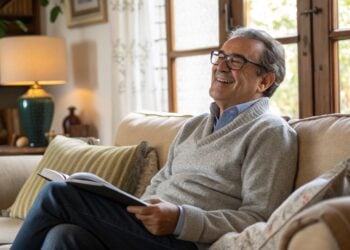 Hombre, pasatiempo, ejercicio mental