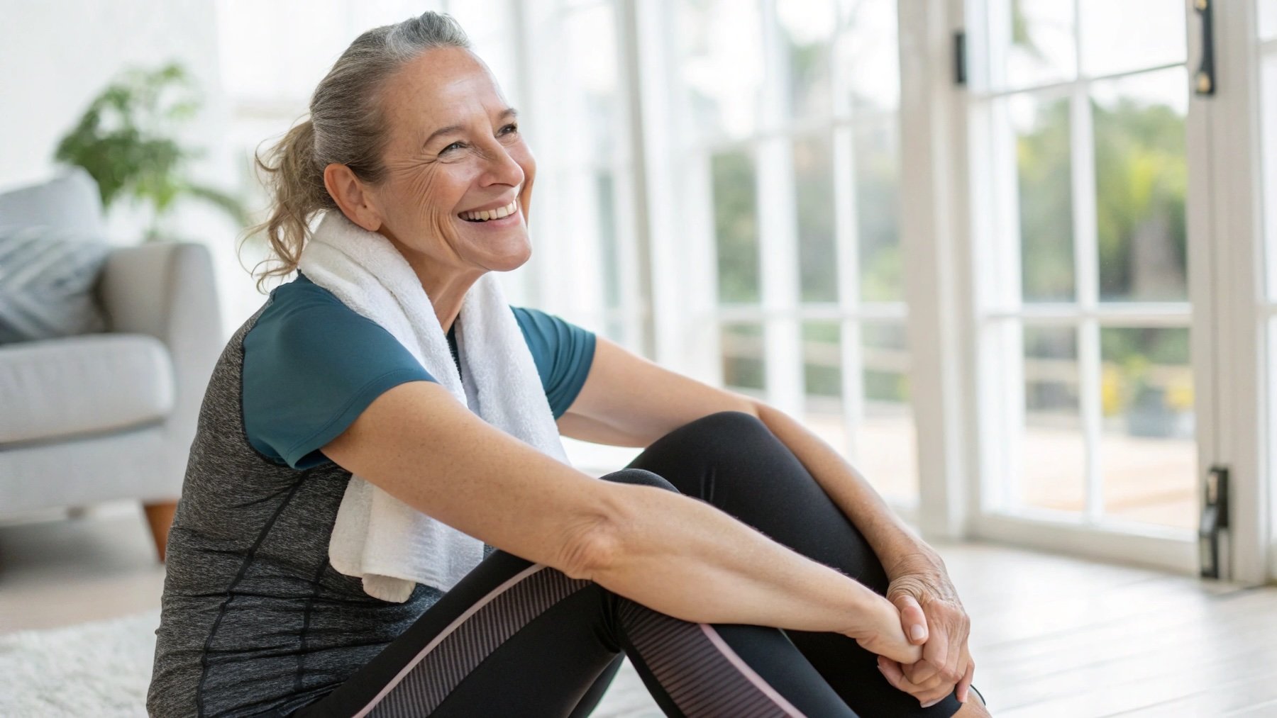 Ejercicio, mujer, deporte