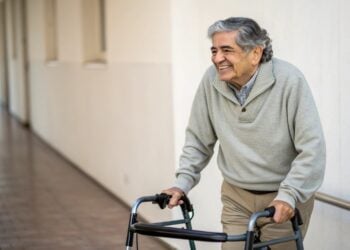 Andador, hombre, ejercicio