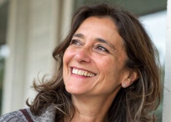 Mujer, sonrisa, felicidad