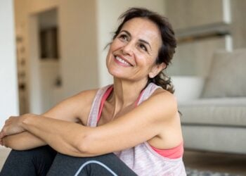 Mujer, deporte, ejercicio, fuerza