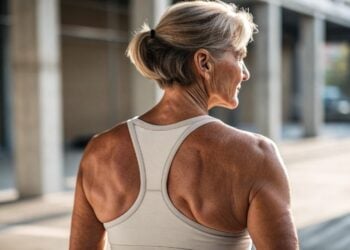 Espalda, mujer, ejercicio