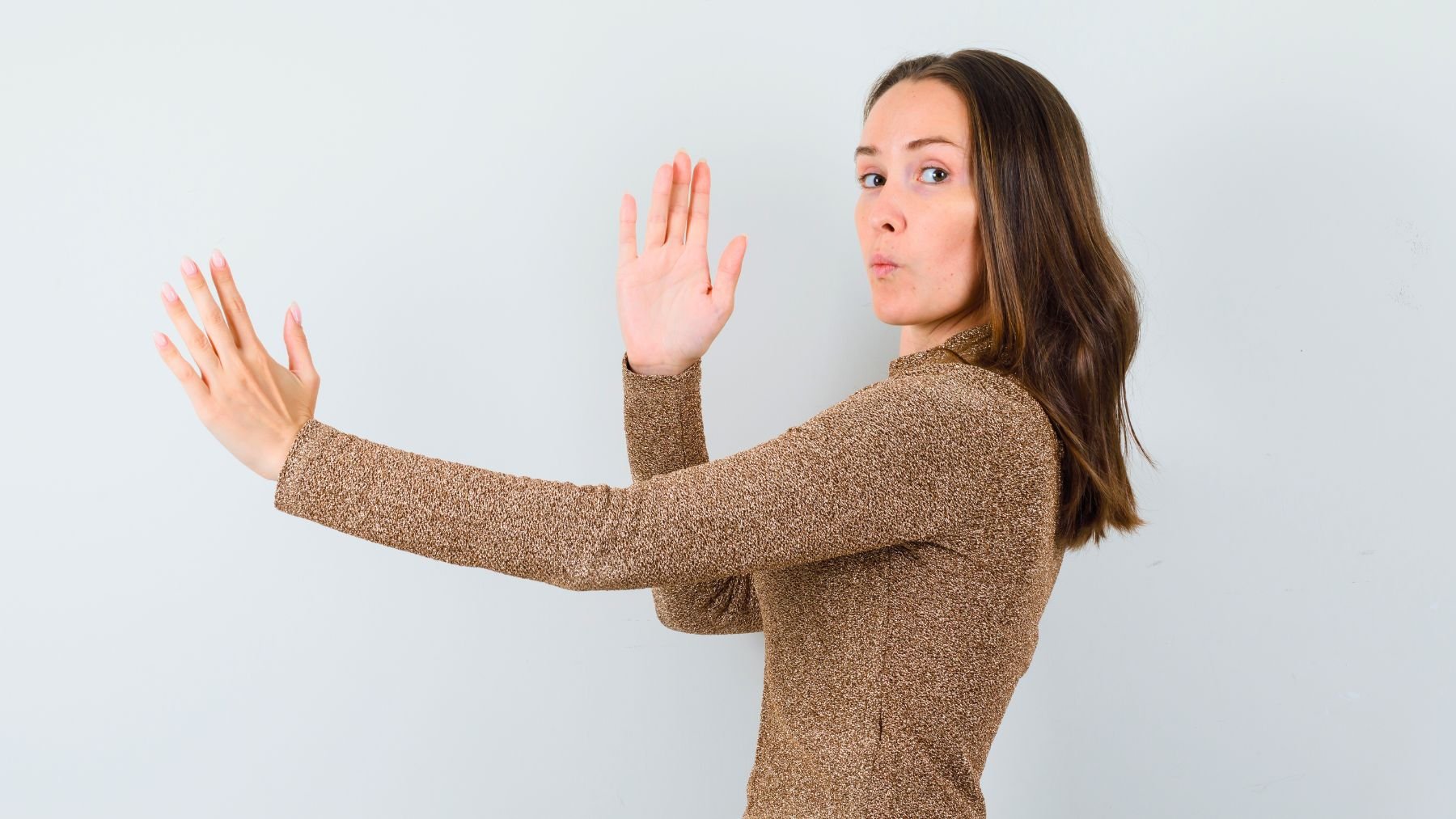 Gesto, manos, círculos