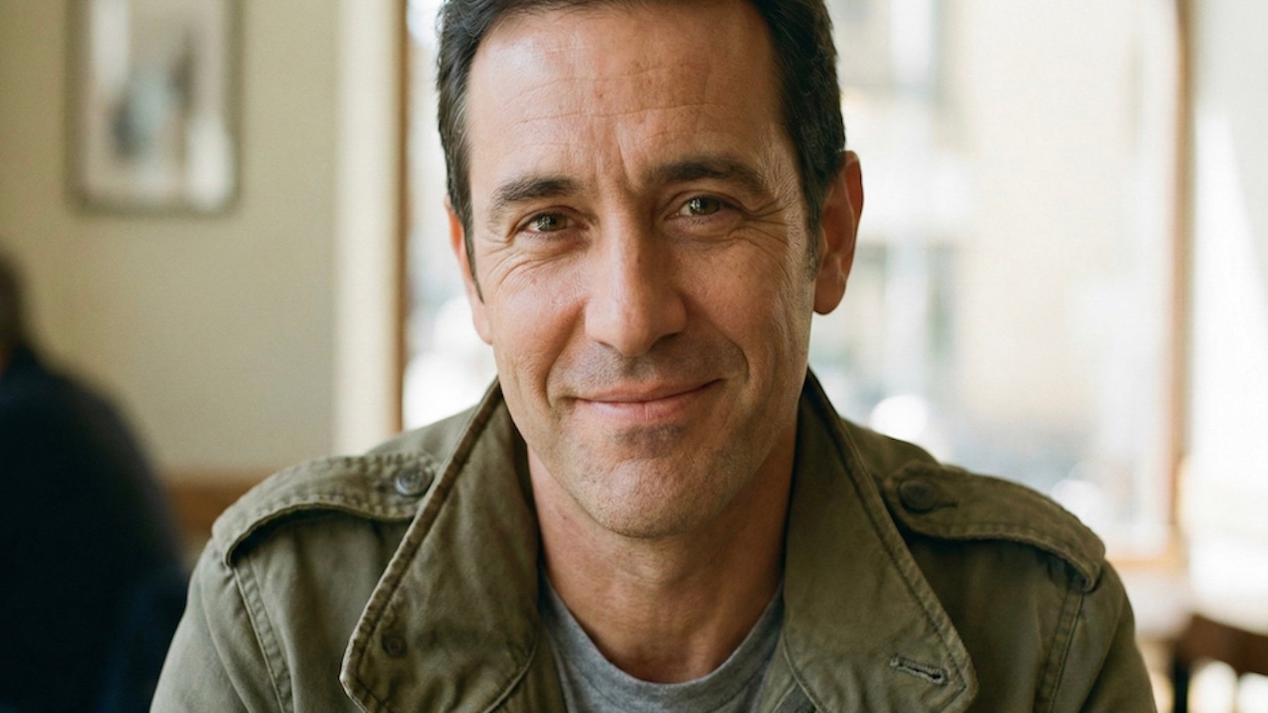 Hombre, mente, sonrisa