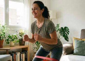 Mujer, ejercicio, deporte