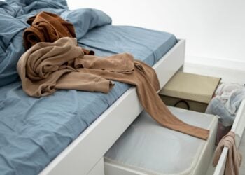 orden, habitación, cama