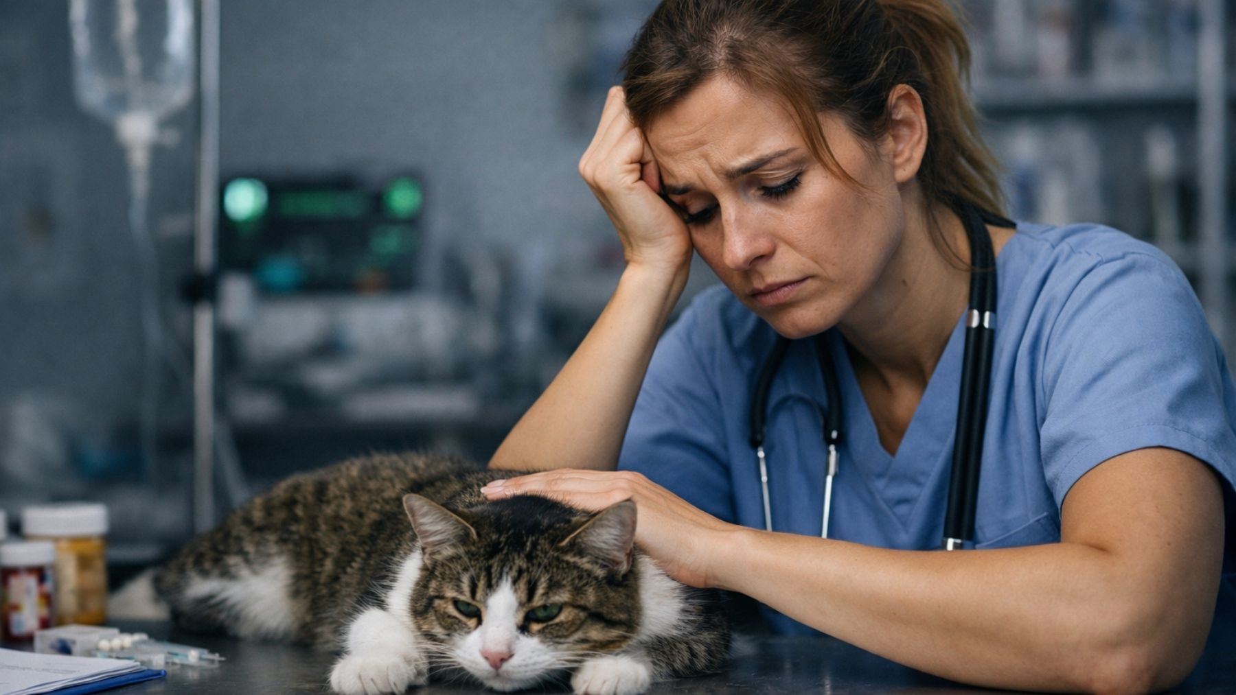 Veterinarios, salud mental, emociones, psicología