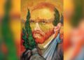 Obra del artista ucraniano Oleg Illich Shupliak que, a través de una ilusión óptica, recrea el rostro de Vincent Van Gogh utilizando elementos rurales.