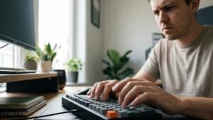 Qué significa escribir en el teclado con mucha fuerza, según la psicología