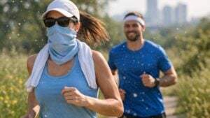 Las mascarillas están bien, pero hay un truco mejor para que las personas alérgicas puedan hacer ejercicio