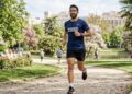 Hombre, correr, deporte, alergia