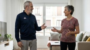 La bici está bien, pero hay un ejercicio de gimnasia más sencillo para que los mayores de 60 años mejoren el equilibrio