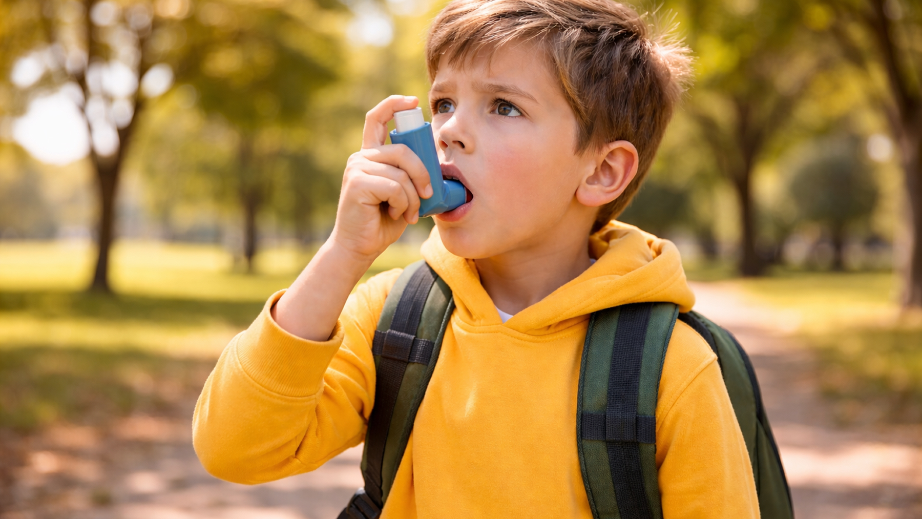 niños, asma, alergia, primavera, ejercicio