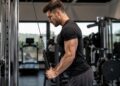 ejercicio, gimnasio, hombre, deporte
