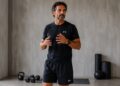Hombre, deporte, entrenamiento