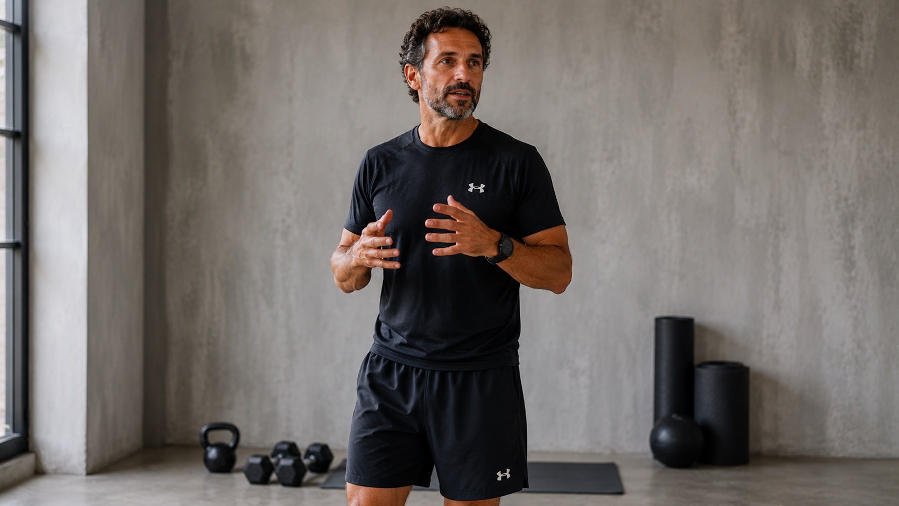 Hombre, deporte, entrenamiento