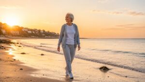 Pasear está bien, pero hay un ejercicio de gimnasia más sencillo que los mayores de 60 años pueden hacer en la playa durante el verano