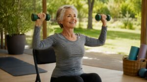 Ni gimnasio ni flexiones: el pilates en silla es el mejor ejercicio para que las personas mayores de 60 años ganen fuerza de brazos