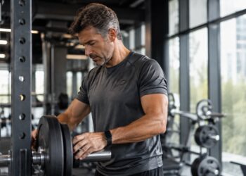 Entrenador, ejercicio, gimnasio