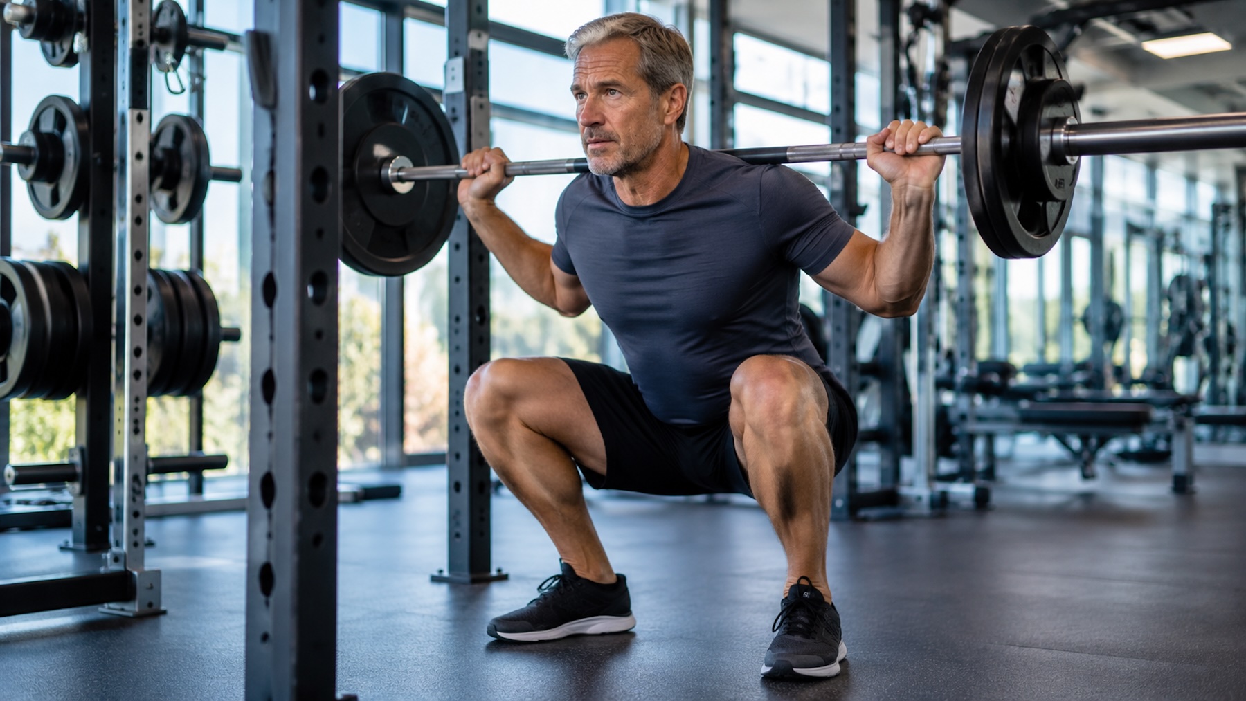Hombre, deporte, ejercicio