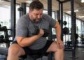 ejercicio, deporte, hombre, sobrepeso