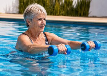 Mujer, deporte, ejercicio, fuerza
