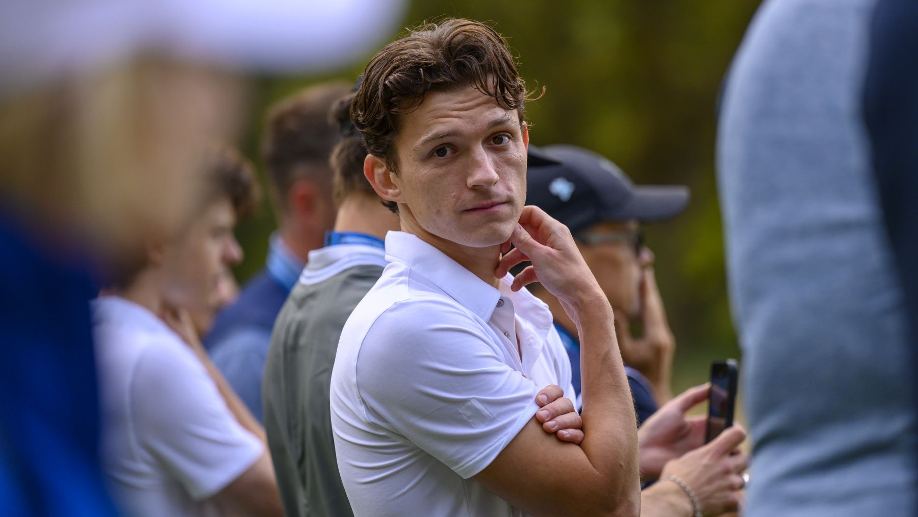 Tom Holland durante el pro-am de golf de Wentworth, en 2023. Foto: Chris Clarke (ChristopherJClarke) - CC BY-SA 4.0