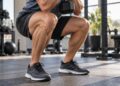 Rodilla, sentadilla, ejercicio